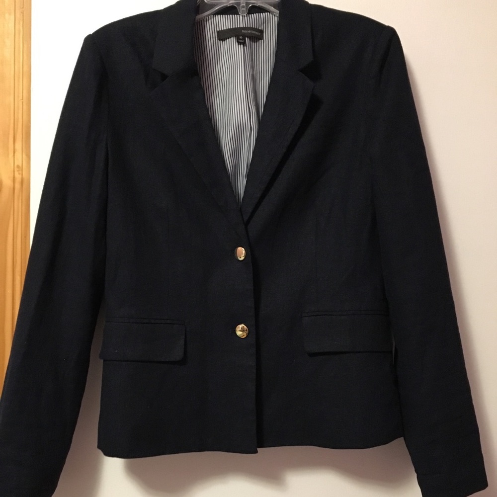 Deep navy blue blazer